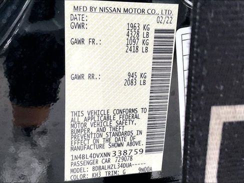 Used 2022 Nissan Altima 2.5 SV image 43