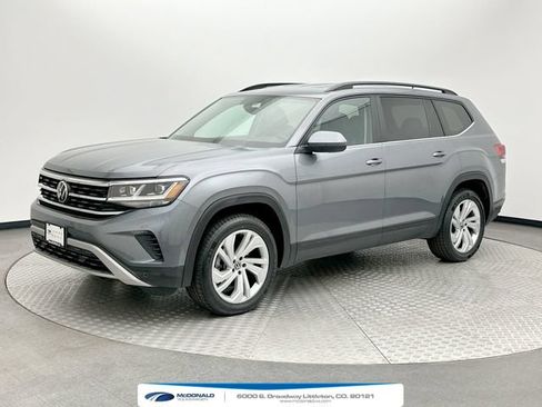 Used 2021 Volkswagen Atlas SE w/ Towing Package AWD/4WD image 1