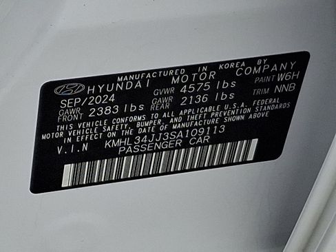 Certified 2025 Hyundai Sonata SEL image 28