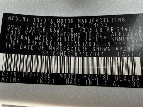 Used 2024 Toyota Corolla LE image 21