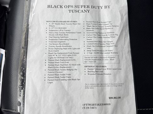 Used 2019 Ford F250 Lariat w/ Lariat Ultimate Package image 34