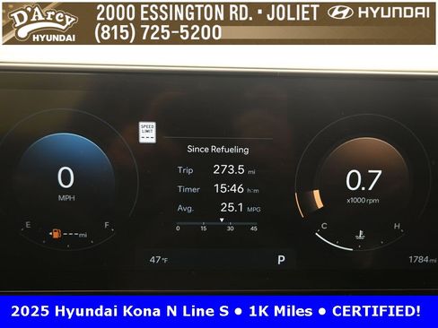 Certified 2025 Hyundai Kona N Line S image 9