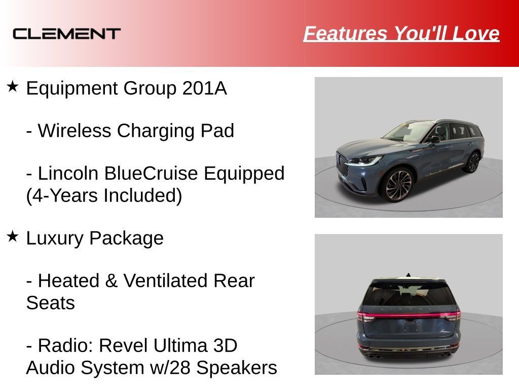 Used 2025 Lincoln Aviator Reserve w/ Equipment Group 201A AWD/4WD image 19