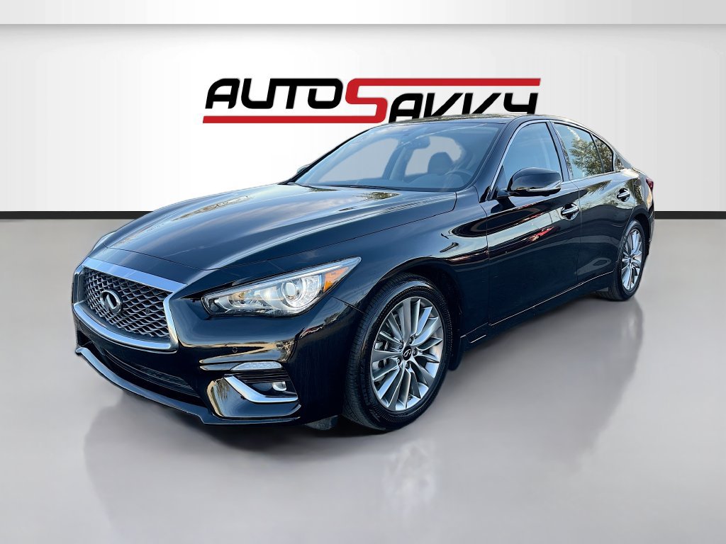 Used 2024 INFINITI Q50 Luxe w/ Cargo Package RWD image 3