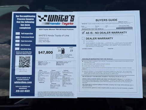 Used 2024 Toyota 4Runner TRD Off-Road Premium AWD/4WD image 35