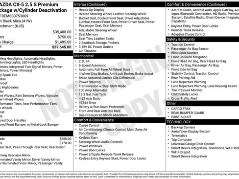 New 2025 MAZDA CX-5 AWD 2.5 S w/ Premium Plus Pkg image 36