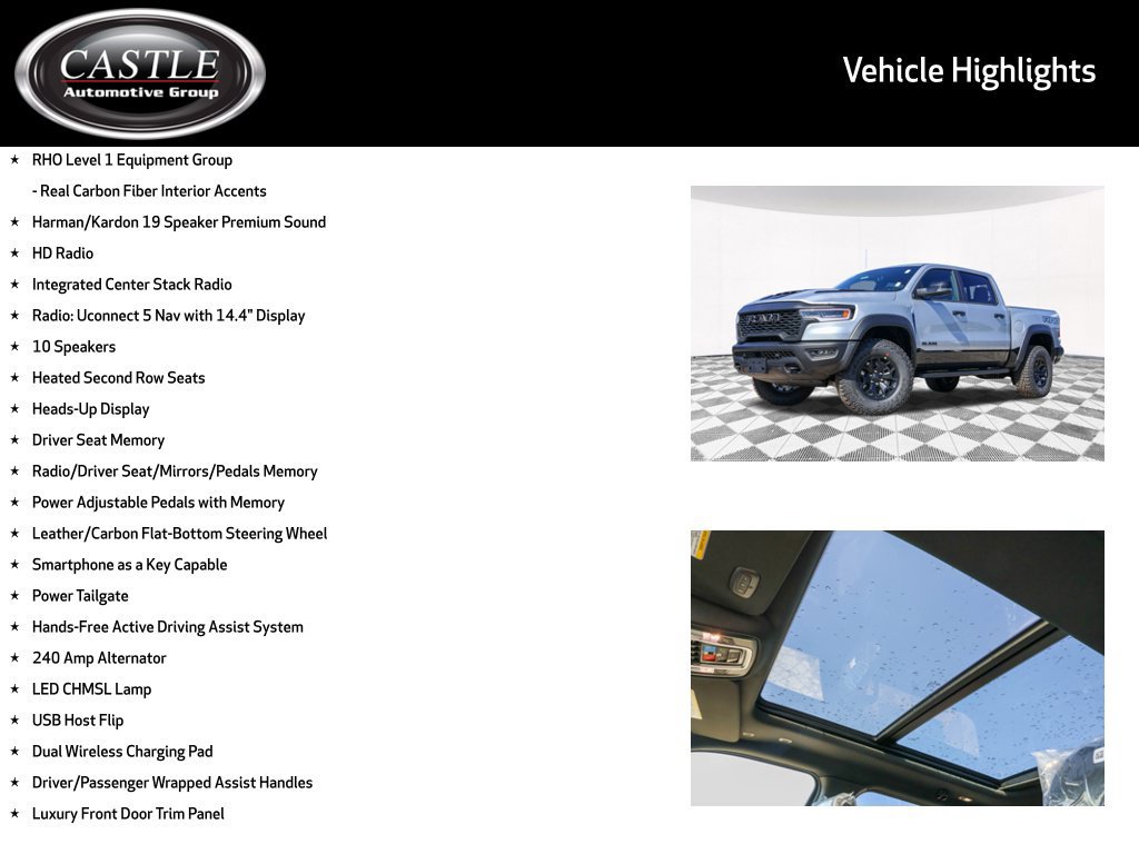 New 2026 RAM 1500 RHO w/ RHO Level 1 Equipment Group AWD/4WD image 10