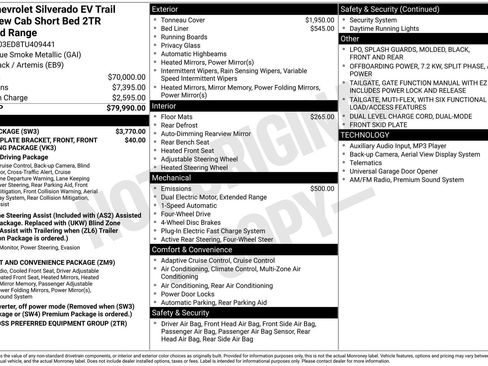 New 2026 Chevrolet Silverado EV Trail Boss w/ Plus Package image 16