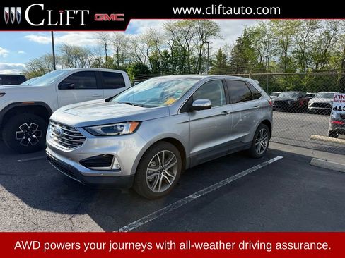 Used 2023 Ford Edge Titanium w/ Class II Trailer Tow Package AWD/4WD image 1