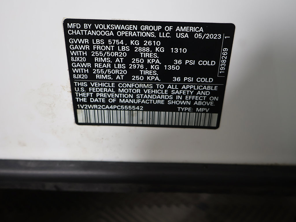 Used 2023 Volkswagen Atlas SE w/ Black Wheel Package FWD image 51