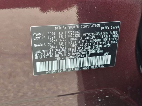 Used 2023 Subaru Ascent Touring AWD/4WD image 34