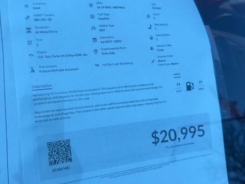 Used 2018 Maserati Levante S image 10