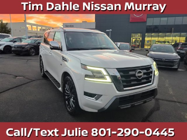 Used 2021 Nissan Armada Platinum w/ Captain's Chairs Package AWD/4WD image 3