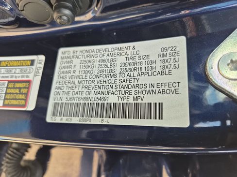 Used 2022 Honda CR-V EX-L image 35