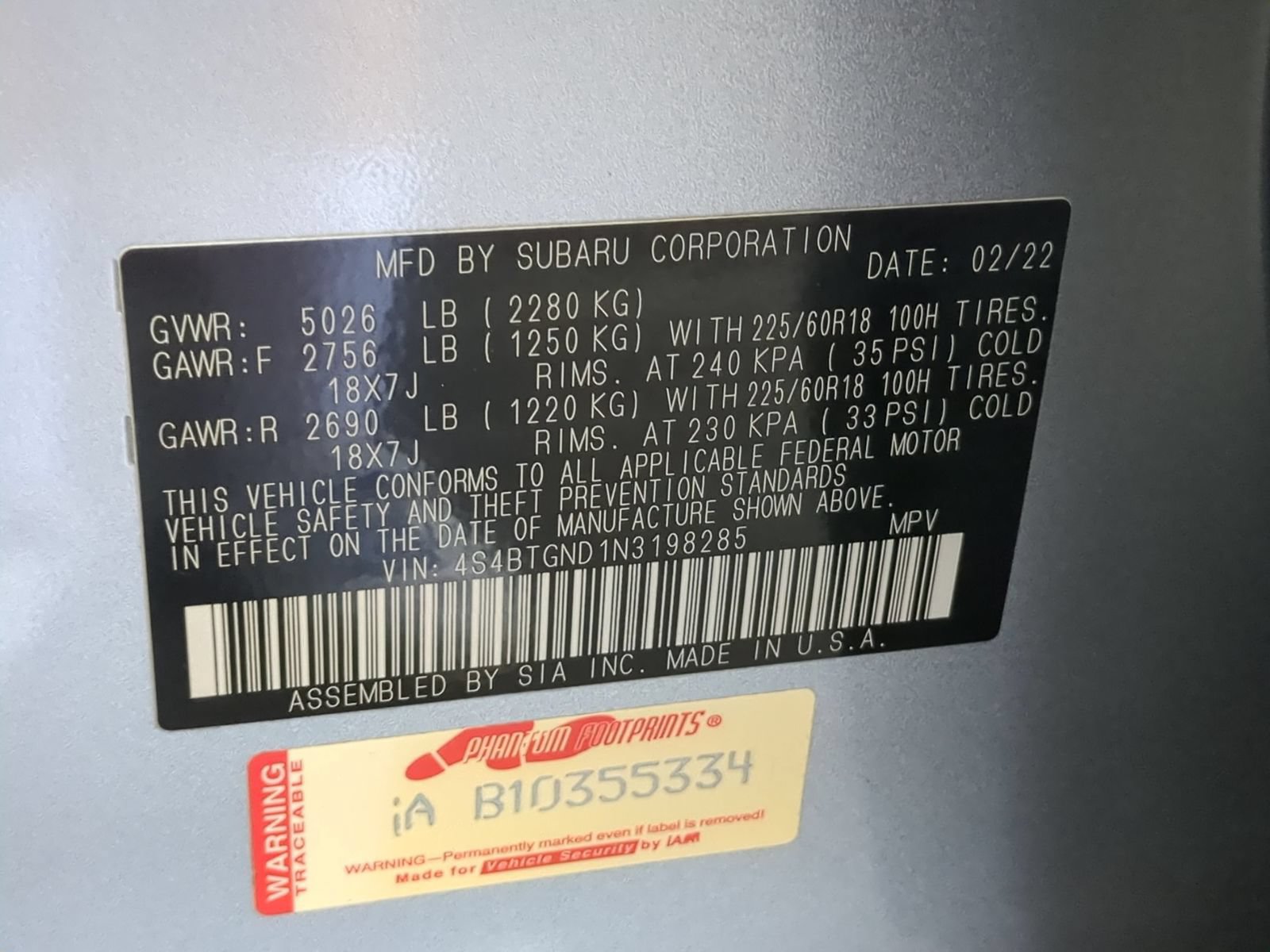 Certified 2022 Subaru Outback Limited XT AWD/4WD image 32