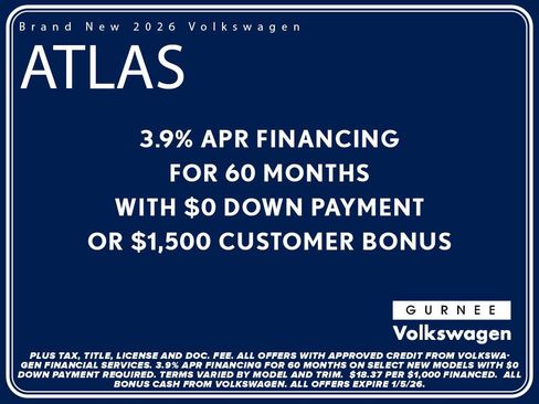 New 2026 Volkswagen Atlas SEL Premium R-Line image 4