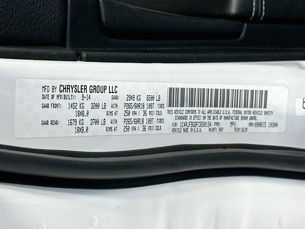 Used 2015 Jeep Grand Cherokee Limited AWD/4WD image 37