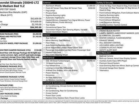 Used 2025 Chevrolet Silverado 2500 LTZ w/ LTZ Premium Package AWD/4WD image 11