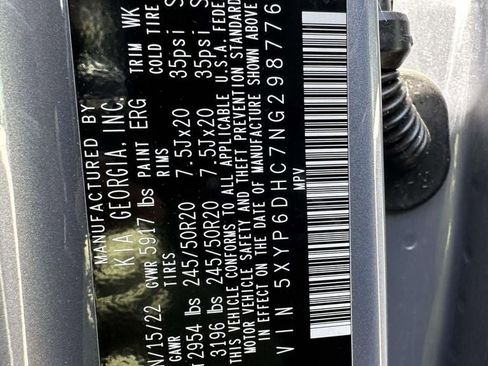 Certified 2022 Kia Telluride S AWD/4WD image 34