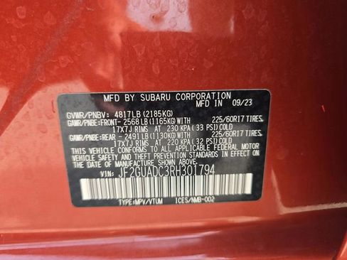 Certified 2024 Subaru Crosstrek 2.0i Premium AWD/4WD image 30