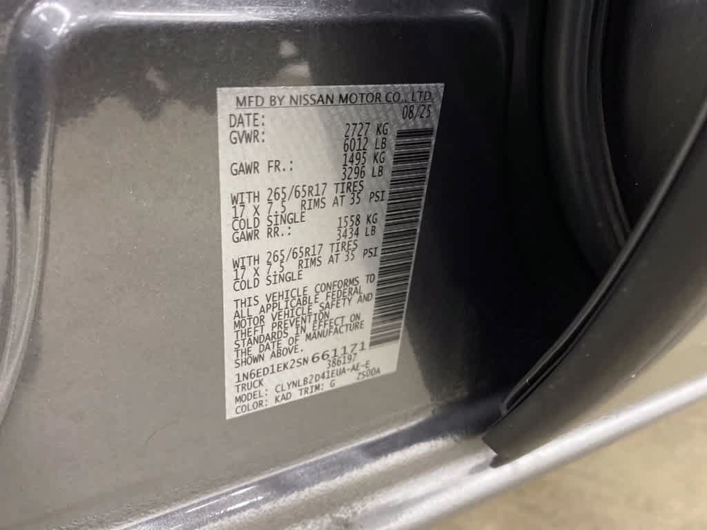 Used 2025 Nissan Frontier SV AWD/4WD image 28
