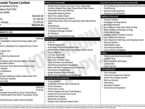 Used 2022 Hyundai Tucson Limited image 39