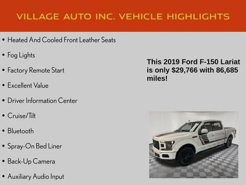 Used 2019 Ford F150 Lariat w/ Equipment Group 502A Luxury AWD/4WD image 21