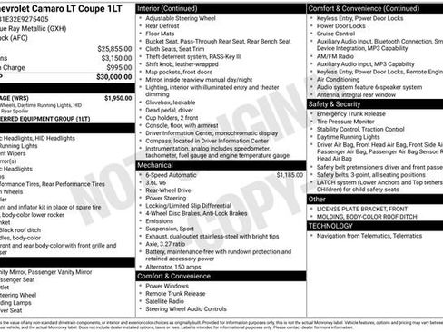 Used 2014 Chevrolet Camaro LT w/ RS Package image 29