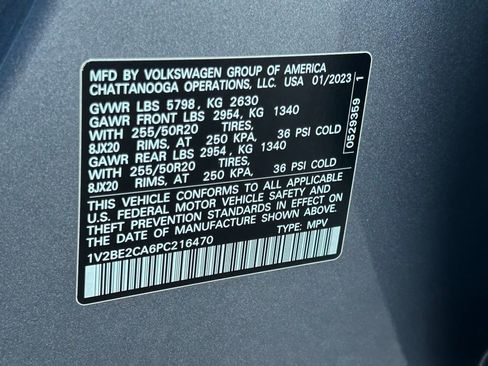 Used 2023 Volkswagen Atlas Cross Sport SEL image 76