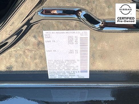 Certified 2025 Nissan Altima 2.5 SV FWD image 29