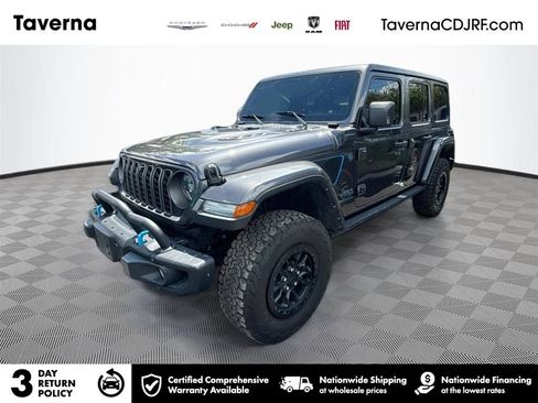 Used 2023 Jeep Wrangler Unlimited Rubicon 4xe AWD/4WD image 1