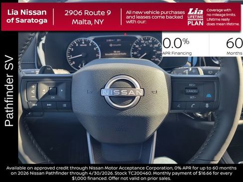 New 2026 Nissan Pathfinder SV AWD/4WD image 16