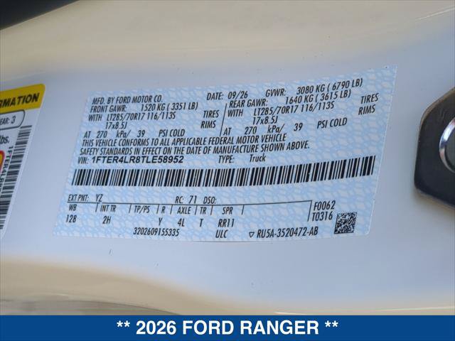 New 2026 Ford Ranger Raptor AWD/4WD image 22