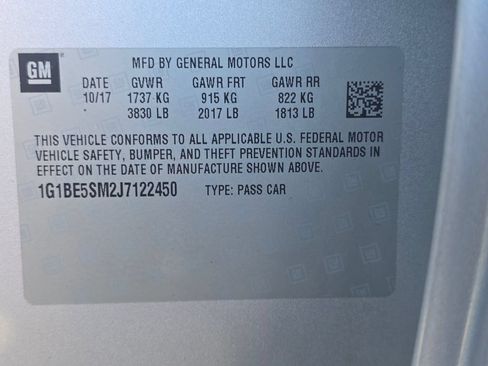 Used 2018 Chevrolet Cruze LT FWD image 10