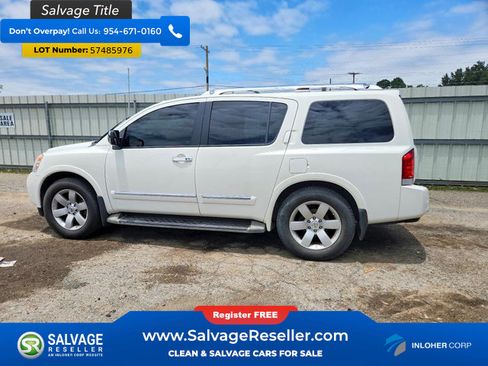 Used 2011 Nissan Armada SL w/ DVD FES Pkg RWD image 3