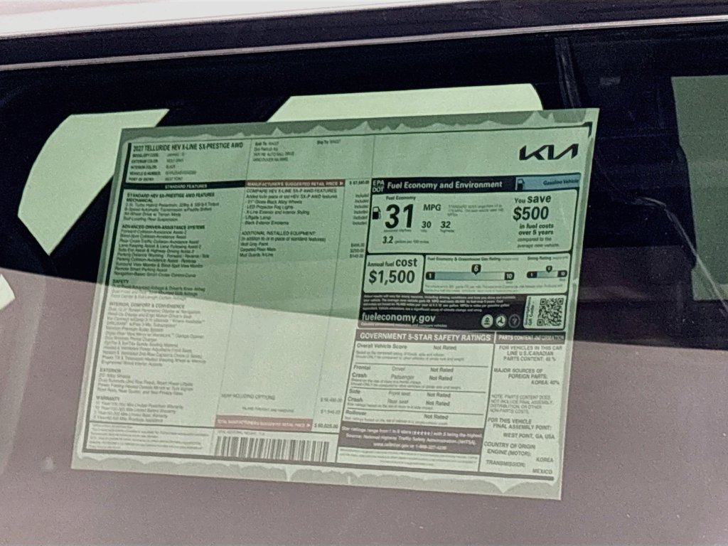 New 2027 Kia Telluride X-Line SX Prestige AWD/4WD image 25