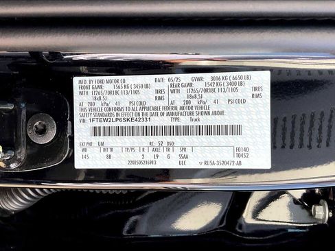 New 2025 Ford F150 STX w/ Equipment Group 201A FX4 image 19