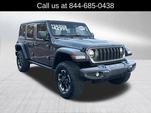 Certified 2025 Jeep Wrangler Unlimited Rubicon 4xe w/ Safety Group image 3