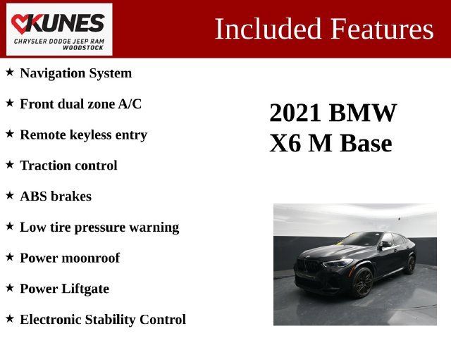 Used 2021 BMW X6 M w/ Competition Package AWD/4WD image 3