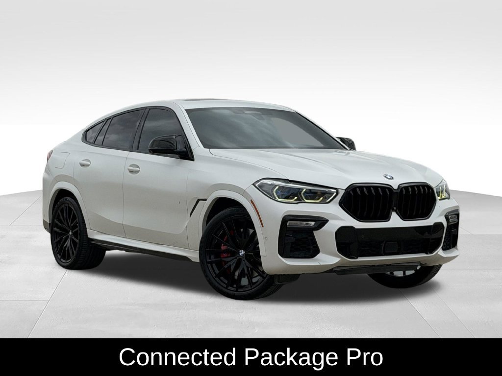 Used 2021 BMW X6 M50i w/ Executive Package AWD/4WD image 2