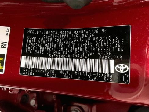 Certified 2026 Toyota Corolla SE FWD image 44