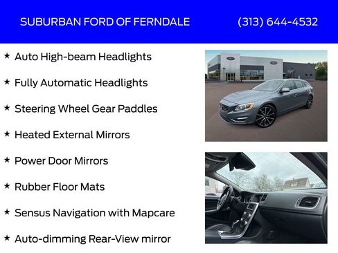 Used 2016 Volvo V60 T5 Platinum w/ 19" Sport Package FWD image 16