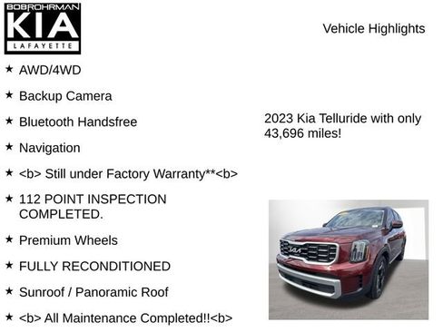 Used 2023 Kia Telluride S w/ S Sunroof Package AWD/4WD image 8