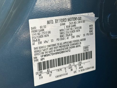 Certified 2022 Ford Explorer XLT w/ Equipment Group 202A image 30