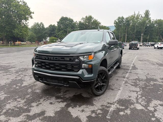 Used 2025 Chevrolet Silverado 1500 Custom Trail Boss w/ Turbomax Blackout Package AWD/4WD 360° Tour