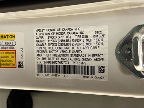 New 2026 Honda CR-V EX-L image 30