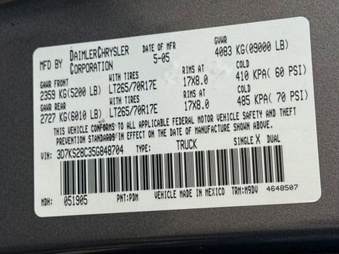 Used 2005 Dodge Ram 2500 Truck SLT w/ Quad Cab Big Horn Value Group image 21