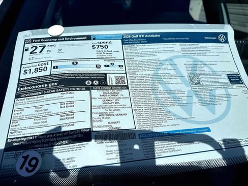 New 2026 Volkswagen GTI Autobahn FWD image 13