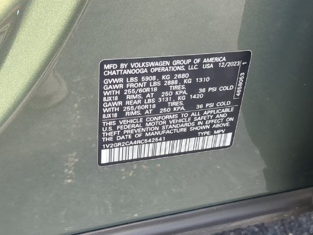 Used 2024 Volkswagen Atlas Peak Edition SEL AWD/4WD image 42