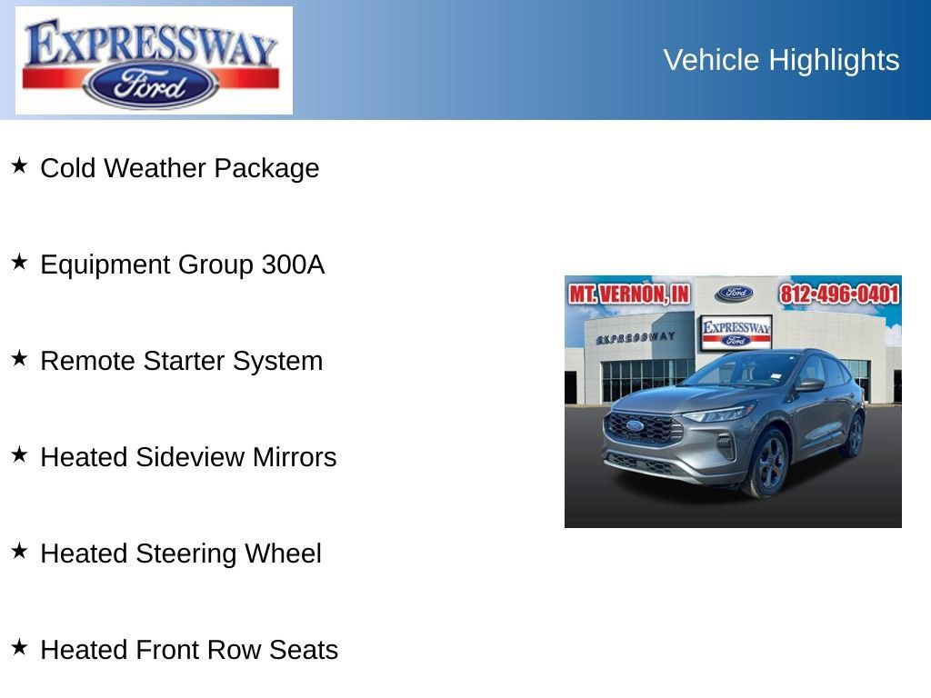 Used 2024 Ford Escape ST-Line w/ Cold Weather Package FWD image 2